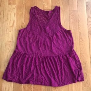 Express babydoll tunic tank